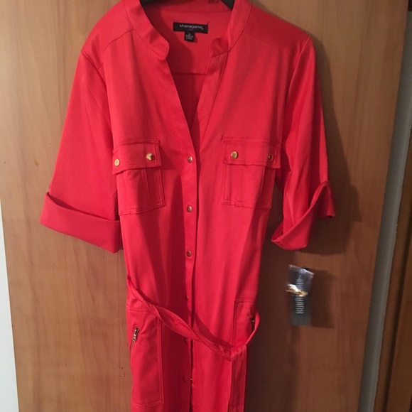 Button front dress - Picture 1 of 2